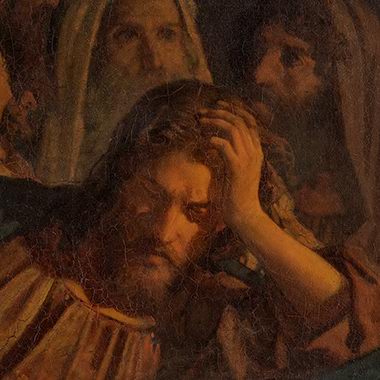 Ге тайная вечере. Н.Н. ге. Тайная вечеря. 1863..