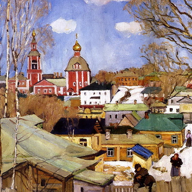 Весенний солнечный день картина